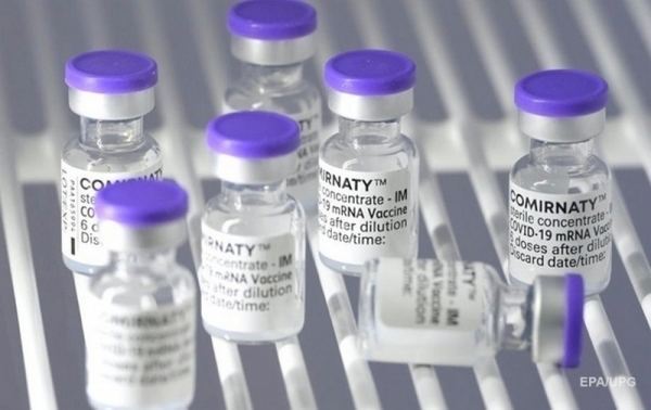 В Украину прибыла новая партия вакцины Pfizer