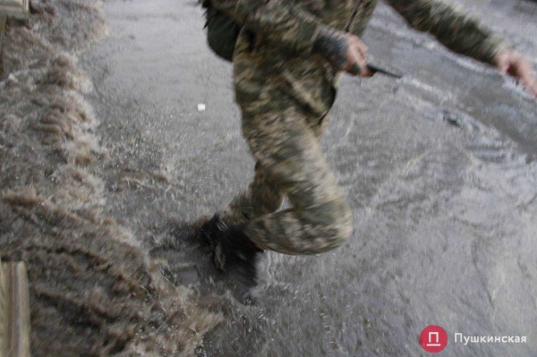 ​Большому ливню - большой потоп: улица Балковская ушла под воду. Видео