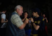 В сети появилось видео первых минут после ночного удара в Одессе