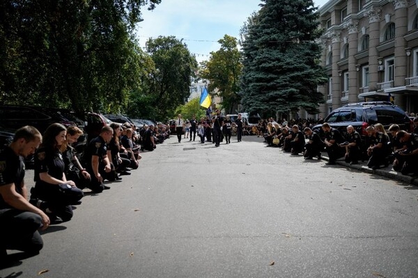 В Одессе простились с полицейским, который погиб за Украину в Херсонской области