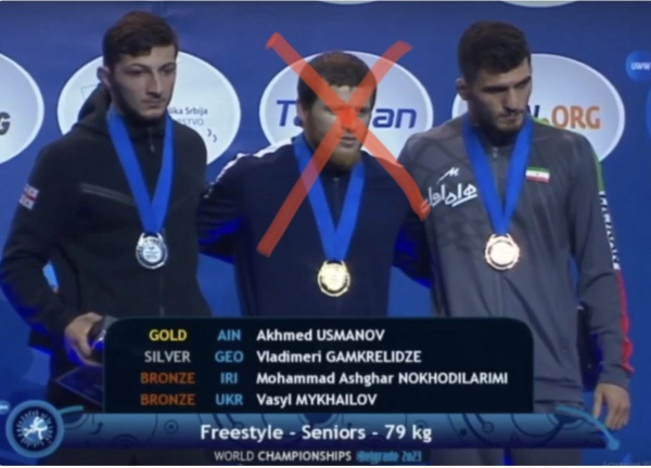 Вільна боротьба. Одеський спортсмен вдруге поспіль став бронзовим призером чемпіонату світу