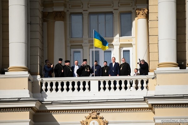 Одессу посетил предстоятель ПЦУ: он освятил купол кафедрального собора